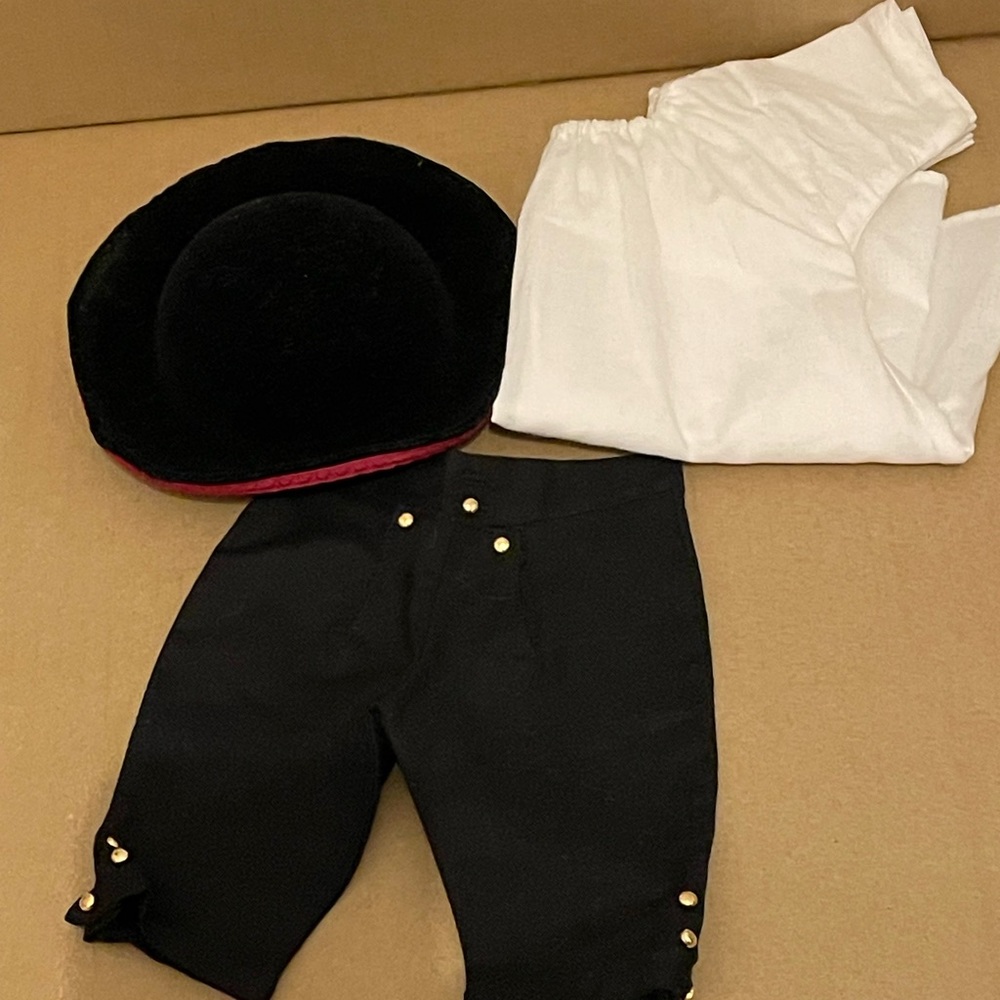 American Girl Doll Felicity Riding Breeches and Hat